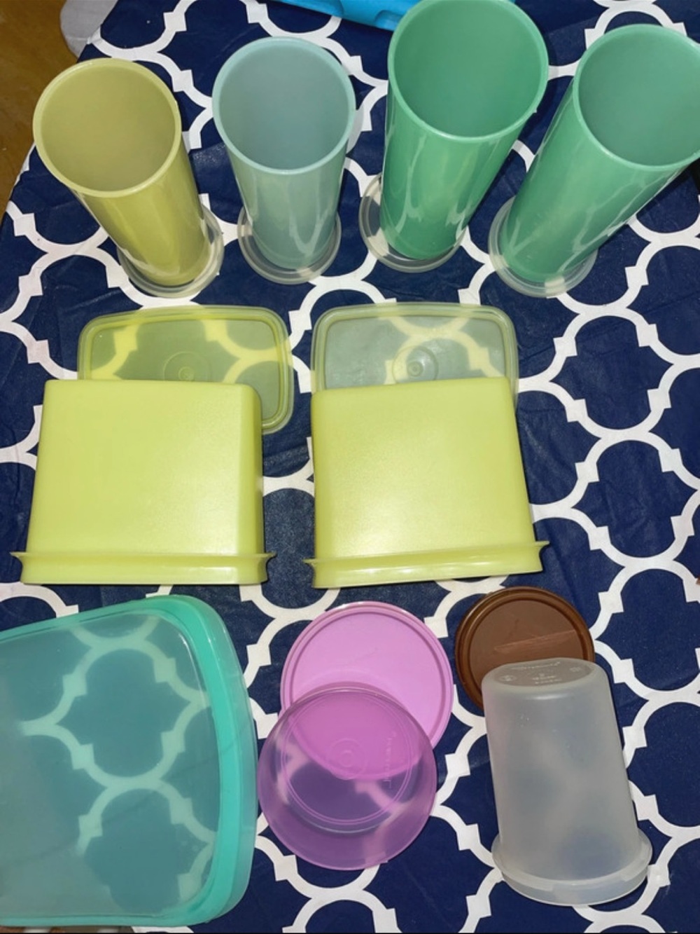 Assorted Vintage Tupperware Storage Containers - Multi-Pack